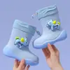 Nuevas Botas de Lluvia de Dibujos Animados 2026 para Niños y Niñas, Antideslizantes, Ultraligeras, de Suela Gruesa, Botas de Lluvia Antideslizantes para Bebés, Zapatos de Agua para Niños