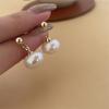 Pendientes de perlas Mermaid Ji 2022, nuevos pendientes de moda de nicho, de lujo, ligeros y con un temperamento sofisticado para mujeres.