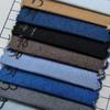 Poliéster de Fábrica Stretch Sarga Fina Imitación Denim Tc32S*100D 150g Alta Solidez del Color Tela Denim