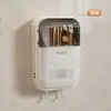 Soporte de Palillos de Cocina Montado en Pared, Nueva Caja de Almacenamiento Doméstica para Palillos, Estante para Cucharas, Cesta, Contenedor y Recipiente de Almacenamiento
