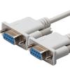 Cable de Datos Serial DB9 Hembra a Hembra Rs232 Com 9 Pines Cable de Puerto Serial Agujero a Agujero Cable de Computadora Cable de Programación Cable Industrial