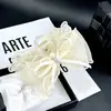 Nuevo Estilo Accesorio para el Cabello de Princesa Fugitiva Malla Negra con Pinza de Lazo de Pedrería Pinza para el Cabello de Alta Gama para la Parte Trasera de la Cabeza Pinza de Tiburón