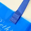 Bolsa de mano de PVC logo personalizado bolsa de mano promocional para evento corporativo bolsa de gelatina transparente bolsa de regalo de TPU bolsa de plástico