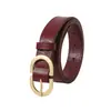 Cinturón de Mujer Estilo Nuevo Versión Coreana Cinturón de Cintura Simple Versátil Moda Tendencia Casual Cinturón de Nicho de Gama Alta para Mujeres Ys