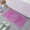 Alfombrilla de Piso de Silicona Masaje Antideslizante Baño Regadera Bañera PVC Forma Irregular Ventosa Alfombrilla para Pies