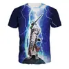 Camiseta Casual Creativa de Manga Corta para Hombre 2026, Exclusiva de Moda para Comercio Exterior de Hombres, Disponible para Dropshipping