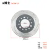 Rotor de Freno de Disco para Vehículos Eléctricos, Motocicletas, Scooters, Disco de Freno, Pastillas de Freno Delanteras y Traseras, Disco de Freno Mecanizado de Acero Puro