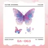Lindas Cubiertas de Brazo con Mariposas de Colores Vibrantes Pegatinas de Tatuaje para Cicatrices Nicho de Gama Alta Mariposa Tatuajes Impermeables de Larga Duración para Mujeres
