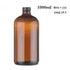 Botella Boston Azul Vidrio Marrón Botella de Aromaterapia Botella de Aromaterapia Marrón Botella de Fragancia de Aceite Esencial Botella de Relleno para Cosméticos