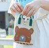 2024 Amazon ebay Bolsa para teléfono móvil coreana moda simple bolsa tejida bolso de hombro bolso tote de oso fábrica