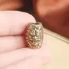 Cuentas de Latón Vintage con Forma de Dragón Accesorios para Manualidades Patrón de Dragón Estilo Chino Cuentas Espaciadoras Colgante Personalizado para Cuchillo Colgante de Paracord Colgante para Llavero