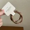2 Piezas ~ Aro para Toalla Jacquard a Cuadros Bloque de Color Casual y Versátil, Goma para el Cabello que No Daña el Cabello Grueso, Diadema de Goma Fácil de Usar para Mujeres