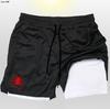 Amazon AliExpress Explosiones Pantalones Cortos Dobles de Dos en Uno para Hombre Europeos y Americanos Serie Araña Pantalones Cortos de Playa