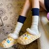Outono e Inverno algodão absorvente de suor meias femininas Meias de pilha da moda japonesa estilo universitário JK uniforme meias de bezerro meias de correspondência de cores