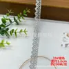 Renda dourada e prateada para roupas acessórios de renda para casamento renda de algodão renda onda coroa borda de flor xadrez dourado