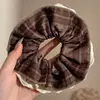 Scrunchies da moda e casuais para outono/inverno, elásticos de cabelo estilo coreano para coques, nova coleção 2026, elásticos de cabelo oversized com um visual sofisticado para mulheres