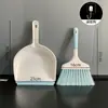 Cepillo Limpiador de Ranuras de Ventana, Set de Limpieza para Escritorio, Mini Escoba y Recogedor, Pala para Basura Doméstica, Herramientas de Limpieza para Escritorio