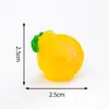 Micro-Paisaje Creativo Luminoso Mitad Cortada Fruta Sandía Pitahaya Lindos Accesorios de Decoración DIY Mini Adornos