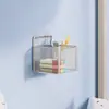 Estante de almacenamiento de pared para dormitorio, cesta colgante sin taladro, estante de pared para snacks de gran capacidad, estante de almacenamiento de pared para cama de dormitorio estudiantil