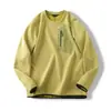 Suéter Pulóver de Cuello Redondo Forrado de Polar para Hombre Ropa Exterior Polar Ocio Cálido Engrosado Camiseta Base 6242