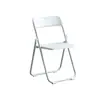 Silla Plegable de Plástico, Silla para Uso Doméstico con Respaldo, Silla Popular para Fotos, Silla de Comedor para Dormitorio, Silla Plegable para Oficina de Conferencias, Taburete Plegable para Exteriores