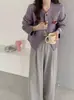 Nuevo abrigo de lana doble cara para otoño e invierno, estilo corto para personas menudas, engrosado, estilo coreano, cuello redondo, de un solo botón, cálido