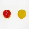 Resina simulação comida brinquedo fruta toranja acessórios da moda cola creme fofo criativo caixa surpresa acessórios de decoração DIY