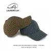 Chapéus Transfronteiriços para Homens e Mulheres, Bonés de Baseball Xadrez para Outono e Inverno, Chapéus de Proteção Solar para Exterior com Aba Rígida, Bonés com Aba Versáteis, Modernos