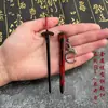 Espada de Metal Espada de Ángel Corazón de Polvo tamaño pequeño Modelo de Arma Fría Mini Espada Pequeña para Niños Colgante Llavero
