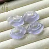 Nuevo Colgante de Mariposa Multicolor de Piedra Ojo de Gato, Nuevo Estilo Chino Hanfu Colgante de Nube de Jade Ojo de Gato Accesorio para Cadena de Suéter