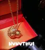 Pulsera con Envoltura de Hilo de Oro Estilo Antiguo, Polvos Rubor Dorados, Tubo de Dopamina, Cuentas de la Fortuna de Diamante, Nuevo Collar de Calabaza con Incrustaciones de Diamante Estilo Chino