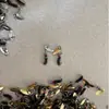 Nuevo pluma de pavo real gusano nano boca de caballo lentejuelas voladoras lentejuelas Luya voladoras traje de anzuelo volador al por mayor