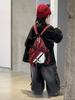 Estilo Japonés Para Todo Combinable Para Niños Moderno Cool Para Todo Combinable Bolso Cruzado Gran Capacidad Multiusos Para Niños Niñas Mochila de Viaje Ligera