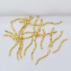 Conservación de Color Oro 14K Bolsa S Tubo Lote Flor Gypsophila Cuentas Cuentas Cuerda de Mano Accesorios diy Hecho a Mano Material con Cuentas Codo