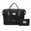 Bolsa de Viagem Grande Capacidade para Mulheres Viagens de Curta Distância Bolsa de Bagagem Conveniente Bolsa de Armazenamento Separada para Seco e Molhado Bolsa de Mão para Esportes e Fitness