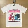Comercio Exterior Transfronterizo Hellstar Hellstar Marca de Tendencia Europea y Americana Talla Grande Holgada Sudadera Camiseta Casual de Manga Corta para Hombre y Mujer