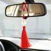 Fivela de segurança de Jade Branco pingente de carro pingente acessórios para pendurar no carro dentro e fora segurança suprimentos para carro atacado