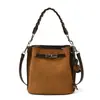 Bolso de Mujer Texturizado Lujo Ligero Bolso Cubo Gran Capacidad Bolso Pequeño Mini Sentido de Diseño Nicho Bolso de Hombro Bolso Cruzado para Mujer