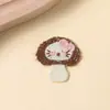 Patch Desenho Animado Fofo Cogumelo Casinha Coelho Tecido Acessórios Artesanal DIY Presilha Sapato Chapéu Acessórios de Roupa