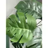 Hojas de Monstera deliciosa ignífugas, planta verde simulada ignífuga grado B1, planta en maceta, ramo decorativo, arreglo floral, paisajismo, planta verde artificial, flor de bonsái