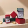 Caixa de Joias Octogonal Atualizada, Caixa de Anel para Joias com Bordas, Caixa para Brincos e Pulseiras, Caixa de Embalagem para Joias