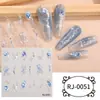 Zhengxiang Red Social 5D Pegatinas para Uñas en Relieve al por Mayor DIY Diamante de Color Piedra Preciosa Pegamento Suave Pegatinas para Uñas Pegatinas para Uñas INS Personalizadas