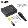 Hilda en stock instalación de muebles cobro destornillador eléctrico pequeño eléctrico tornillo herramienta eléctrica traje venta al por mayor