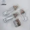 Nueva botella de vidrio cosmético 120ml botella para tónico de cuidado de la piel 50g crema crema loción botella secundaria esencia
