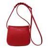 Bolsa feminina popular de 2025, nova bolsa de ombro/transversal estilo balde, cor sólida, moda, casual, simples, nicho