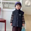 Chaleco acolchado para niños y niñas, forrado de forro polar y engrosado, chaleco de otoño e invierno, nueva ropa de invierno 2026, chaqueta chaleco para bebé
