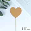 Decoración de Pastel Papel Kraft Mori Cuadrado Tarjeta de Feliz Cumpleaños Marca Decoración Vintage Enchufe Simple Tarjeta de San Valentín