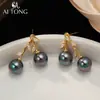 Joyería Ai Tong: Pendientes de Textura Exquisita y Suave, Pendientes Versátiles Brillantes y Claros, Pendientes Vibrantes Hermosos Retro y Elegantes