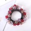 Cuerda de pelo de cristal de Corea del Sur, banda para el pelo sencilla y fresca para mujer, banda de goma para el pelo, cola de caballo, accesorios para el pelo con flores para mujer