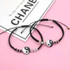 Joias Transfronteiriças para Tai Chi Pulseira de Concha Pulseira Personalizada para Casal Pulseira Ajustável Tecida à Mão